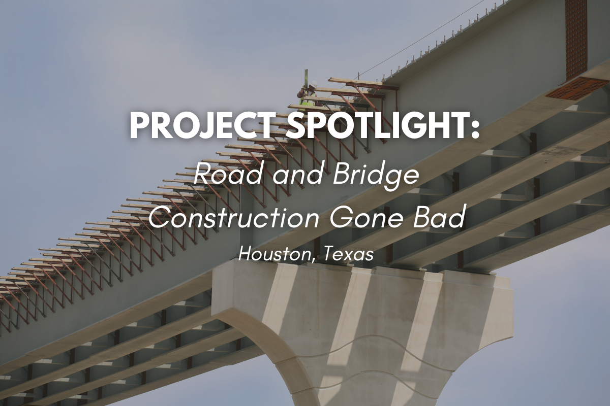 Harris County Toll Road construction